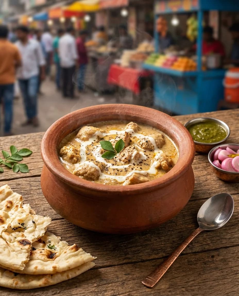 Creamy Malai Chicken Handi