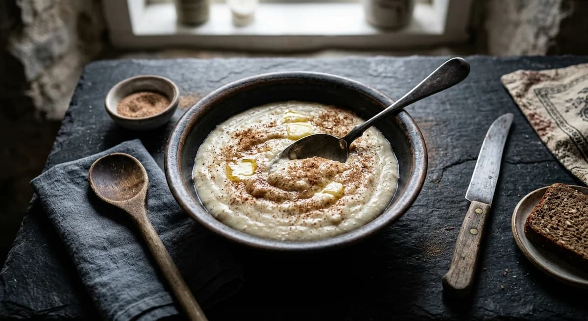 Creamy Norwegian Sour Cream Porridge Recipe