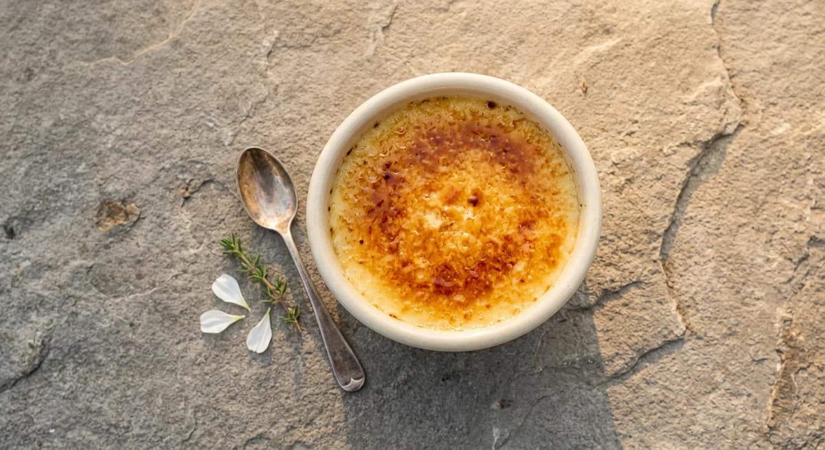 Creamy White Chocolate Creme Brulee Recipe