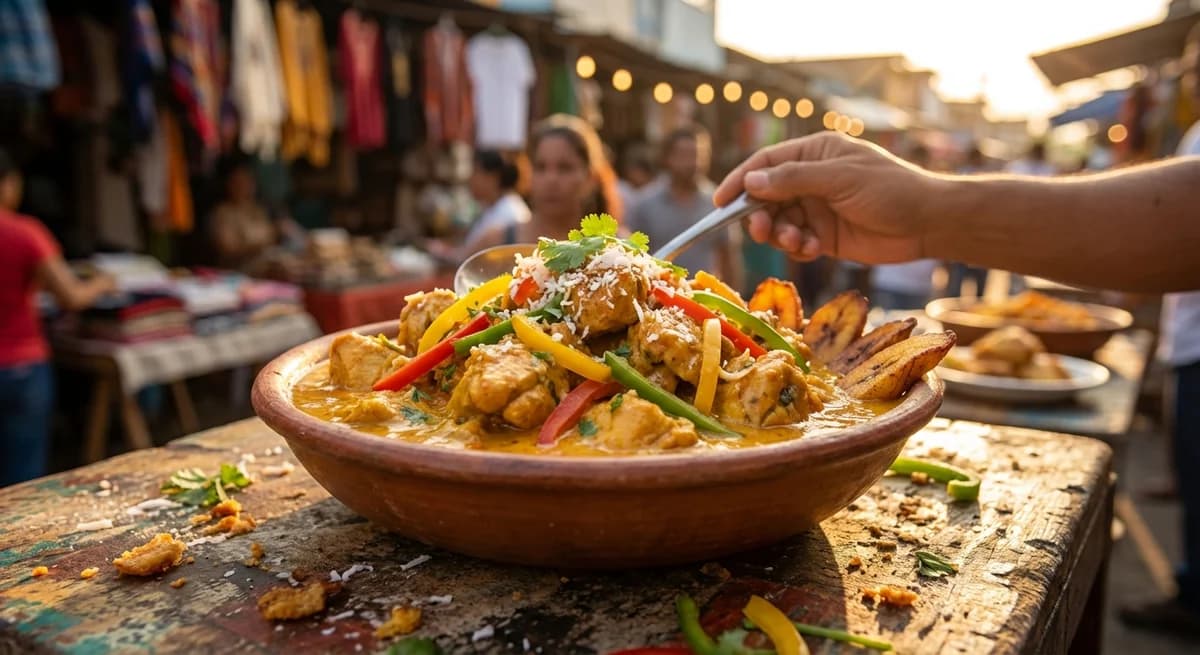 Creamy Zulian-Style Coconut Chicken with Sweet Peppers