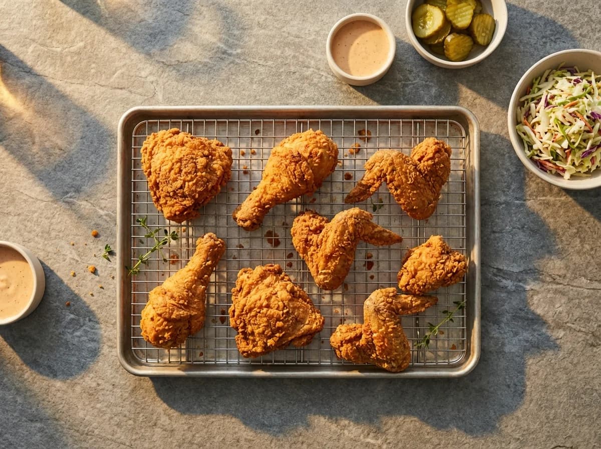 Crispy Buttermilk Kentucky Fried Chicken Recipe