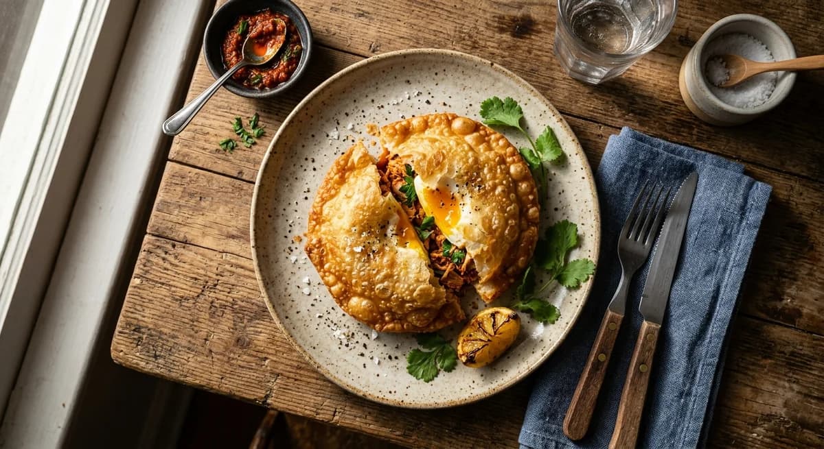 Crispy Harissa Tuna and Egg Brik Recipe