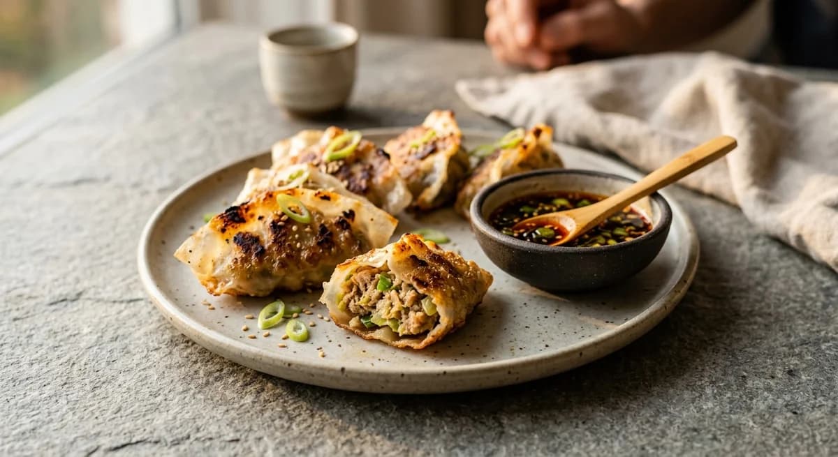 Crispy Pork and Cabbage Rice Paper Dumplings Recipe