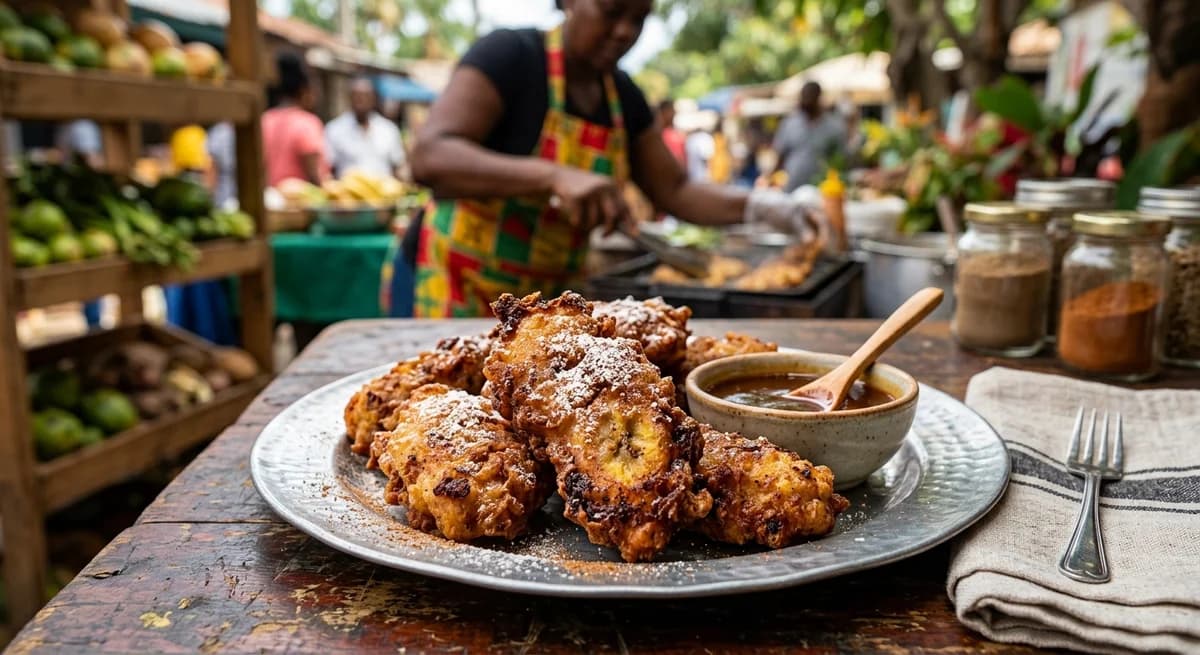 Crispy Spiced Jamaican Banana Fritters Recipe