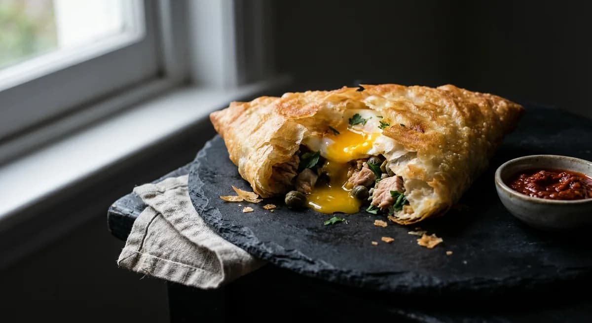 Crispy Tunisian Tuna and Egg Briks Recipe