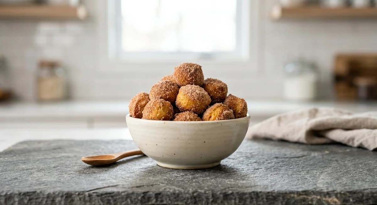 Easy Baked Cinnamon Sugar Timbits Recipe