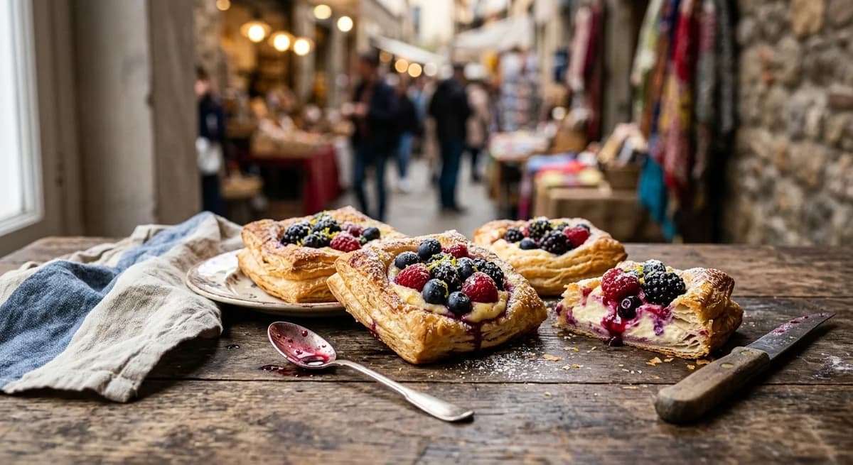 Easy Mixed Berry Cream Cheese Breakfast Pastries Recipe
