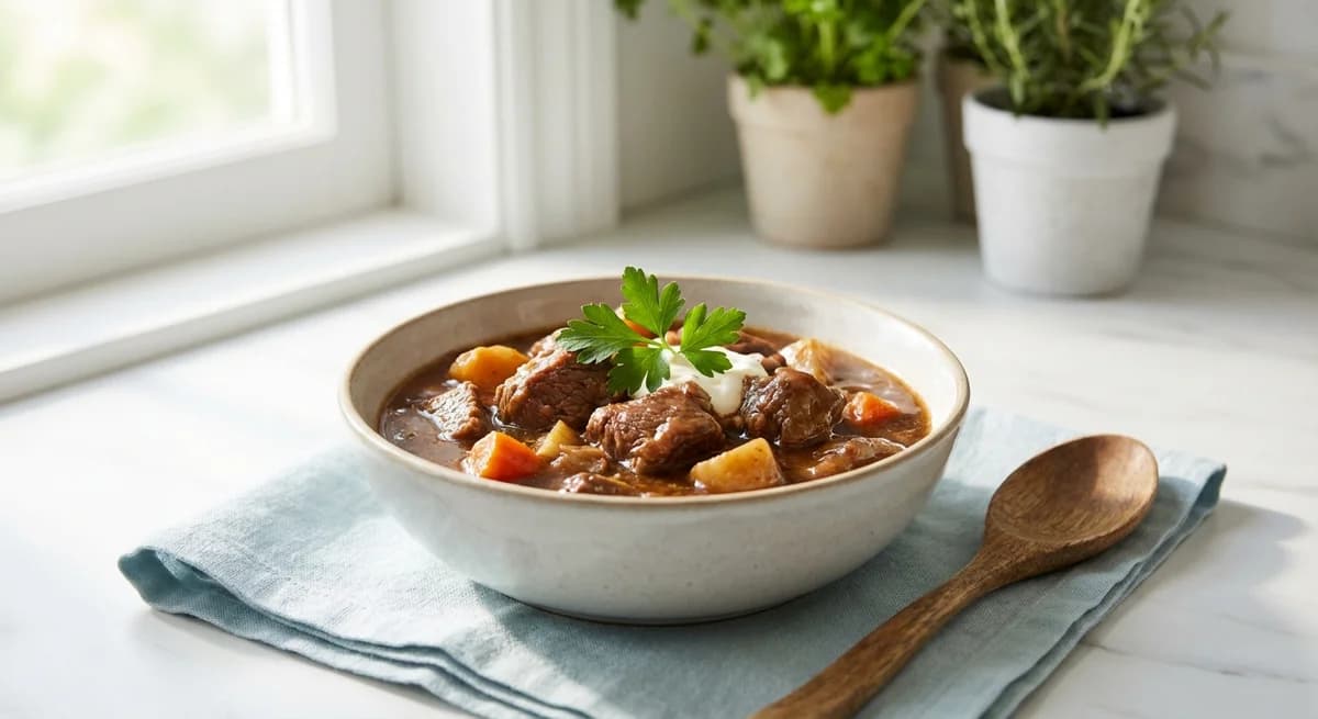 Hearty Guinness and Lamb Irish Stew