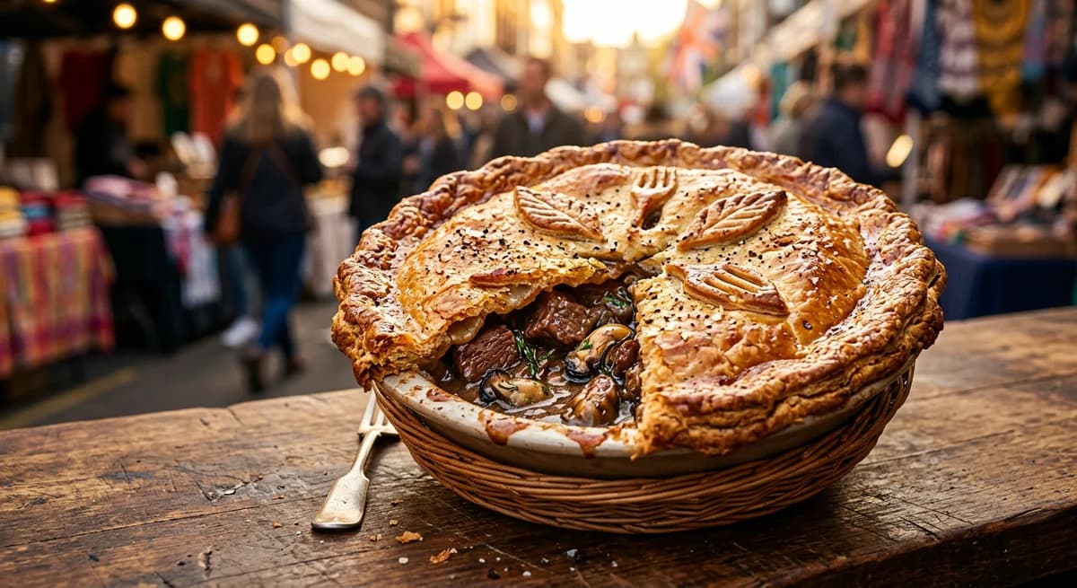 Hearty Traditional Beef and Oyster Pie Recipe