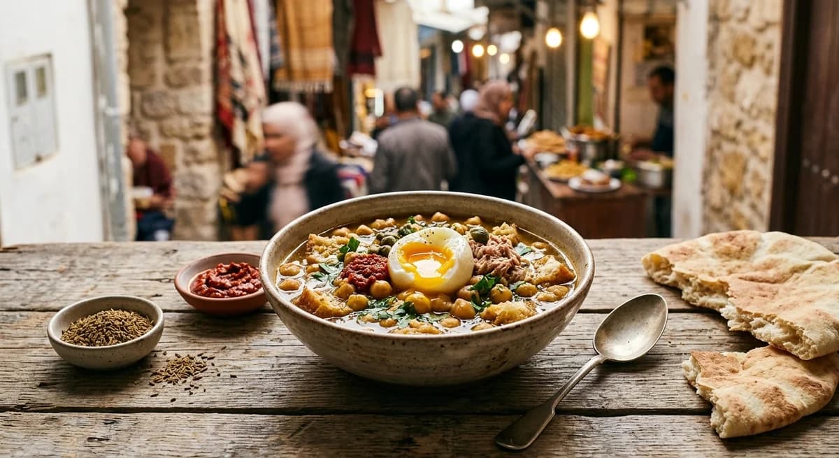 Hearty Tunisian Leblebi Soup Recipe