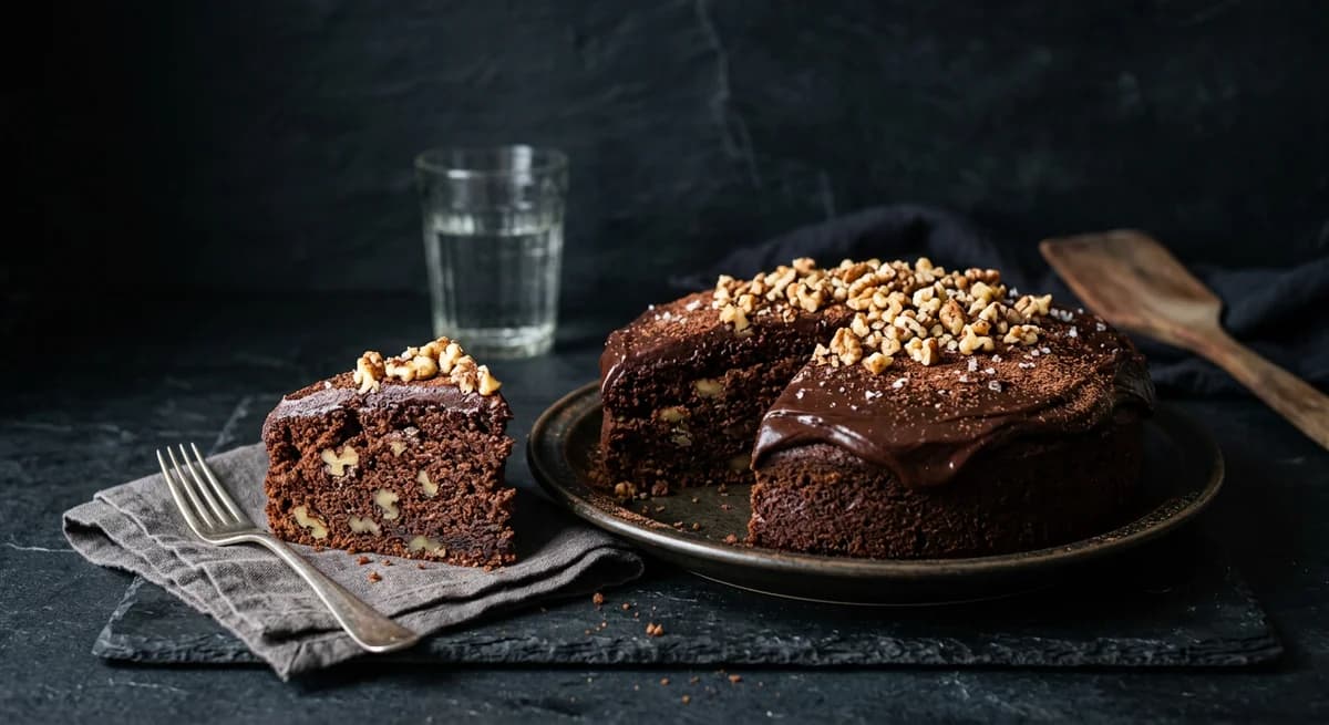 Homestyle Polish Chocolate & Walnut Cake Recipe