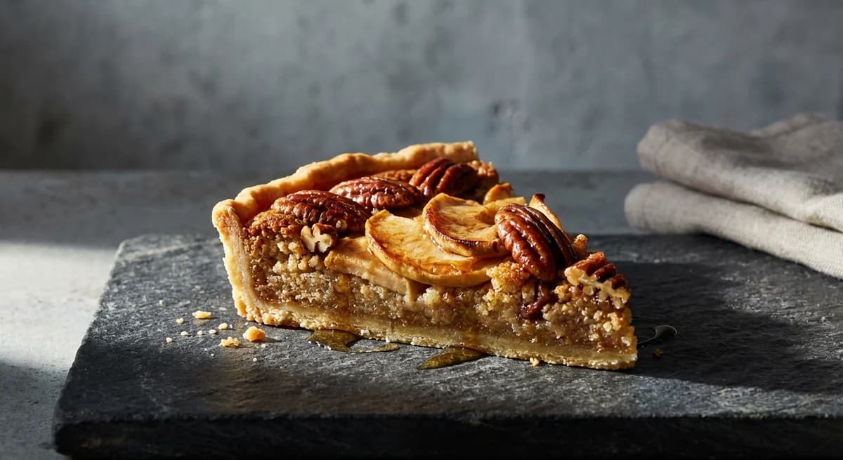 Maple Pecan Apple Frangipane Tart