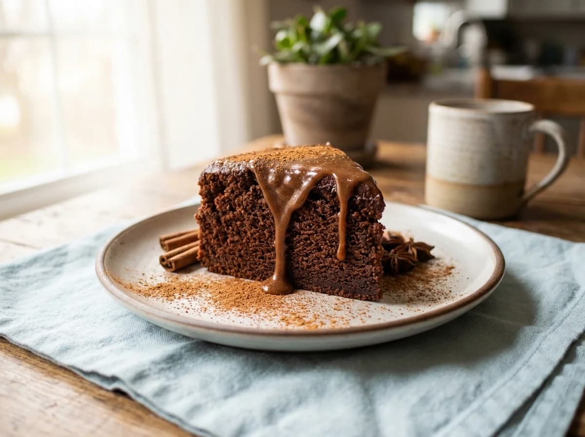 Mexican Spiced Chocolate Cake with Cinnamon Ganache