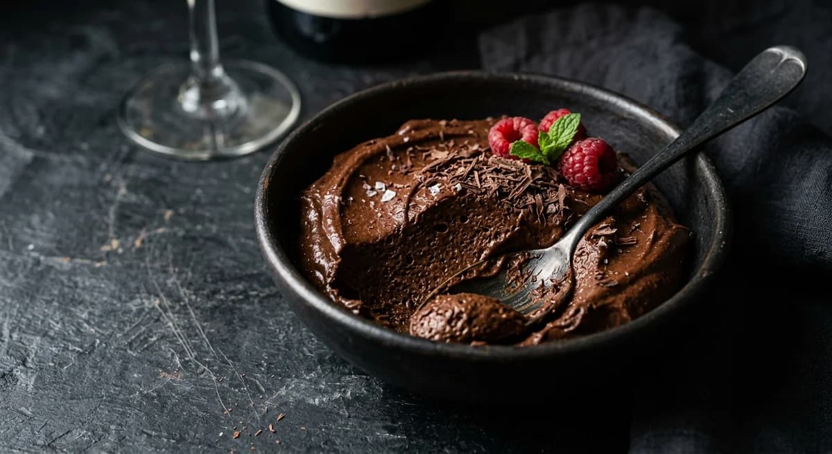 Rich Dark Chocolate Avocado Mousse Recipe