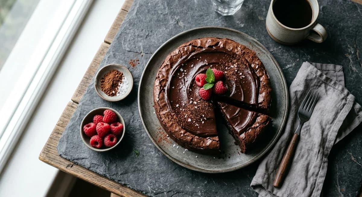 Rich Fudgy Vegan Chocolate Cake Recipe