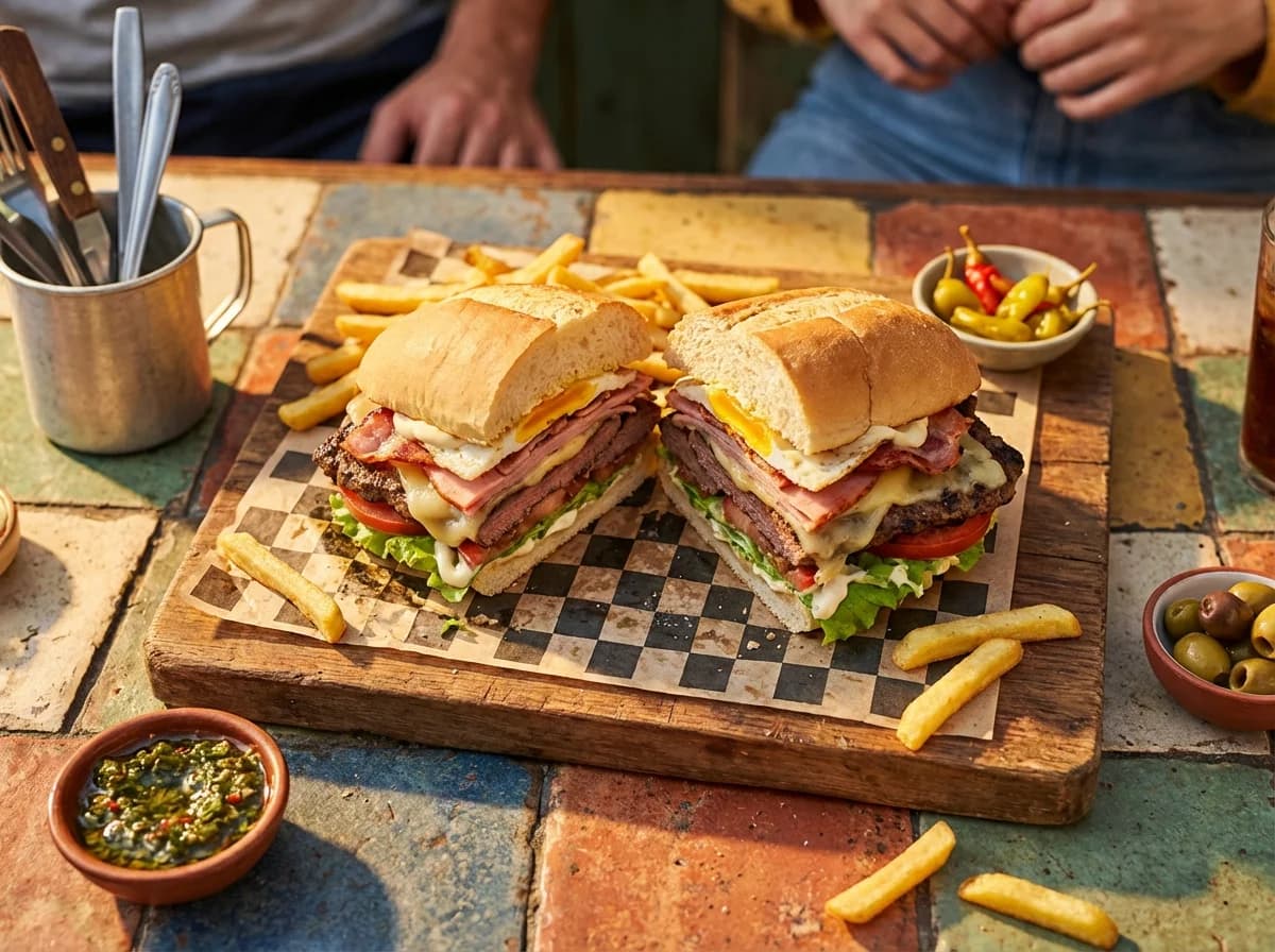The Royal Chivito: Ultimate Uruguayan Steak Sandwich