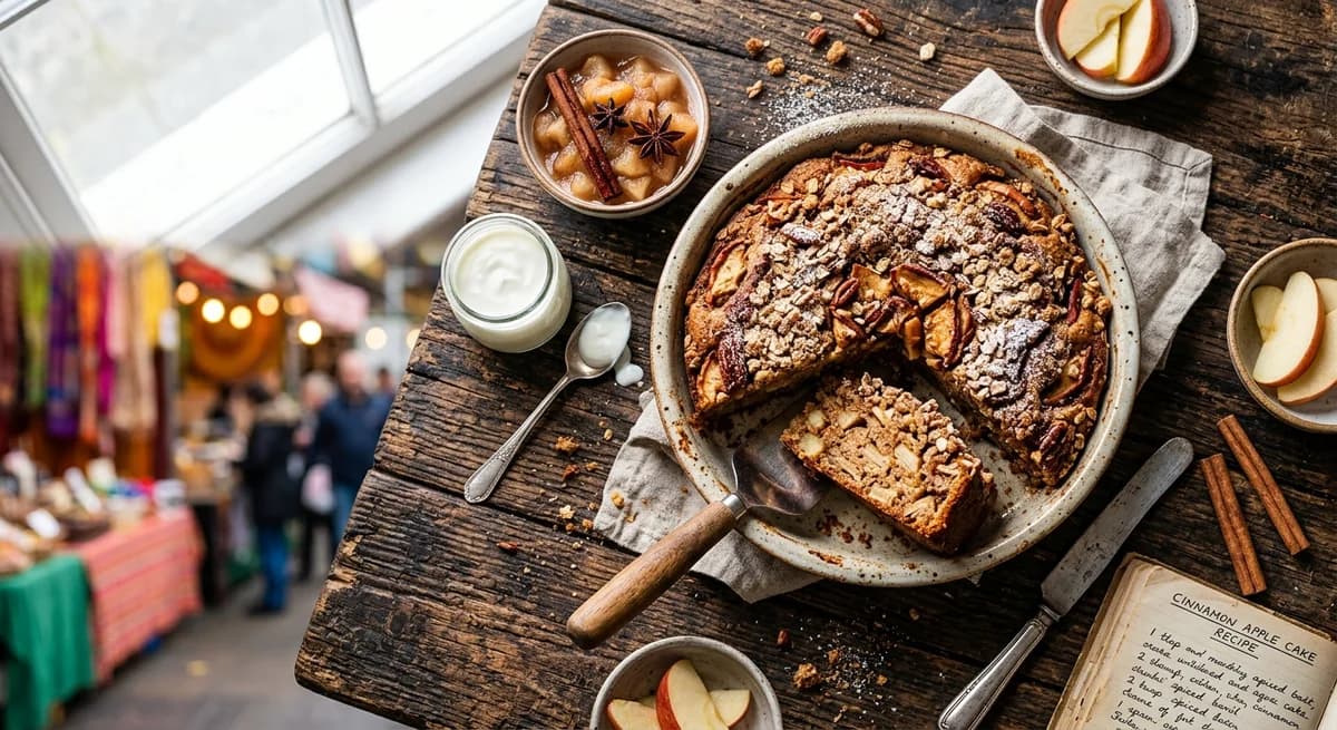 Rustic Cinnamon Apple Cake Recipe