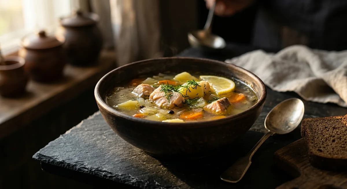 Rustic Homestyle Russian Fish Soup (Ukha) Recipe