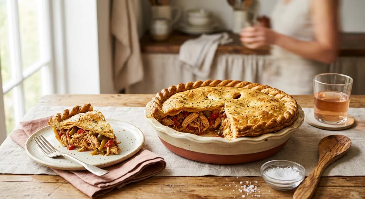 Rustic Spanish Chicken Pie Recipe