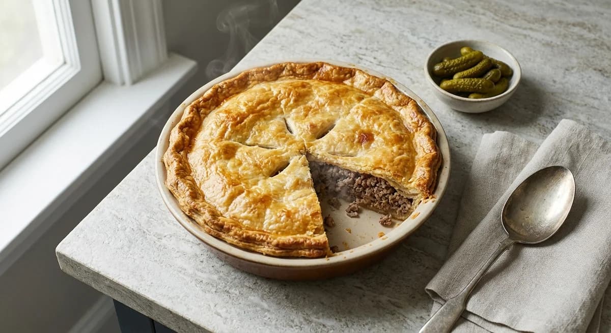 Savory Pork and Beef Tourtiere Recipe