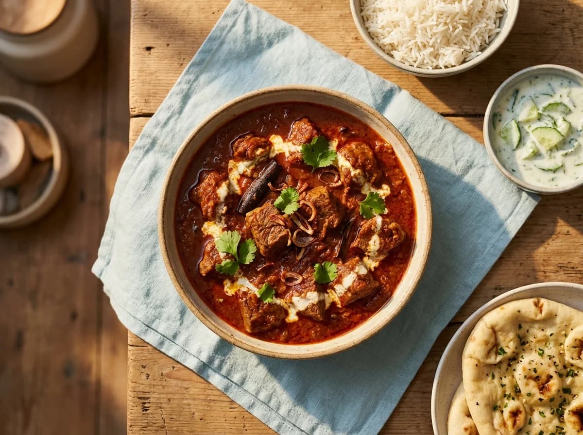 Slow-Cooked Kashmiri Lamb Rogan Josh Recipe