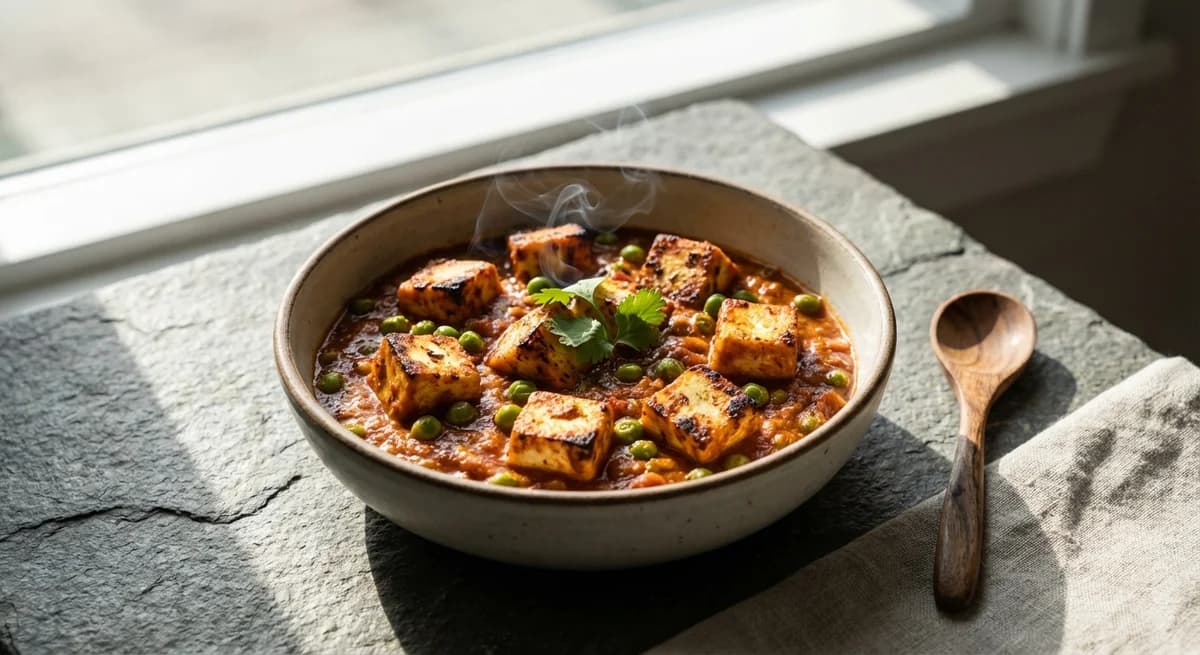Smoked Dhaba-Style Matar Paneer