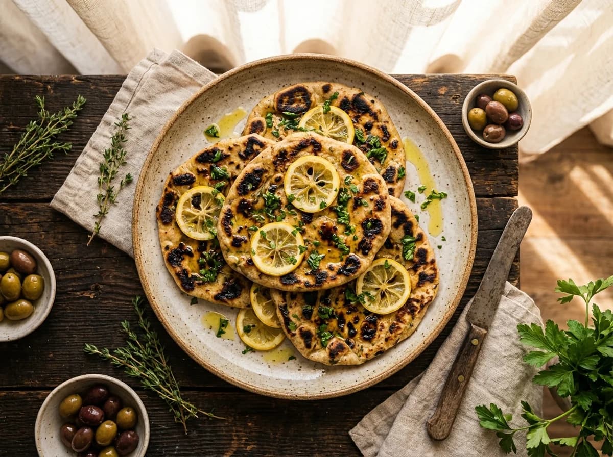 Smoky Charred Flafla with Preserved Lemon