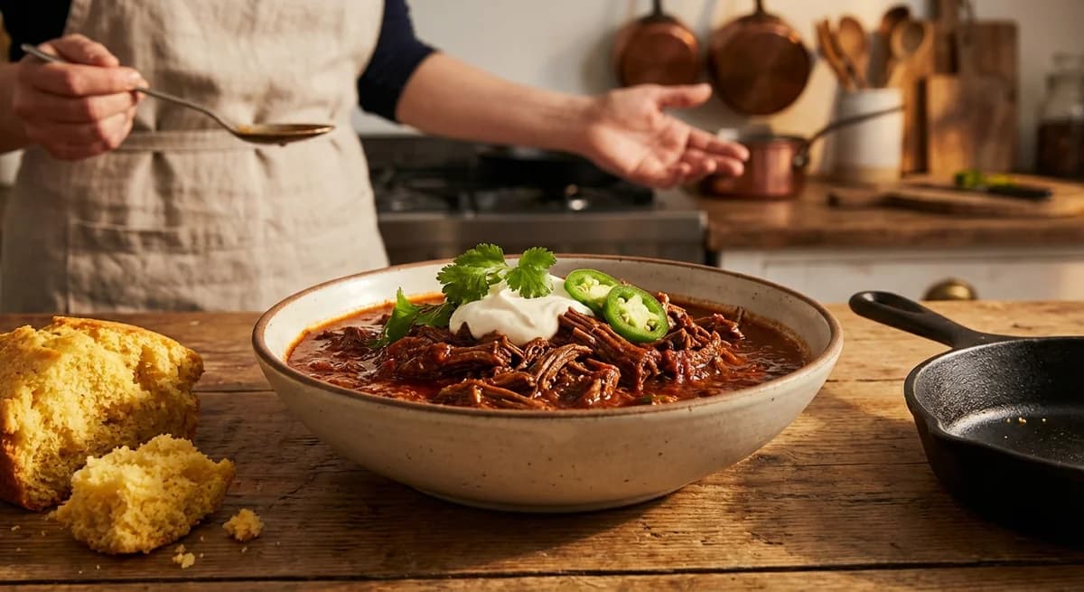 Smoky Chipotle Braised Beef Chilli Recipe