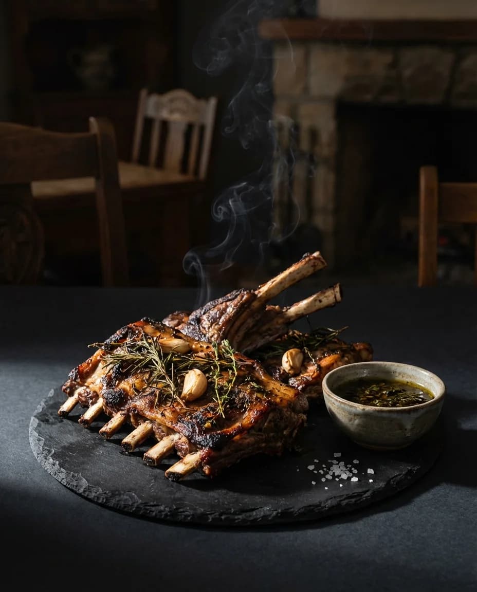 Smoky Garlic Herb Mbuzi Choma Recipe