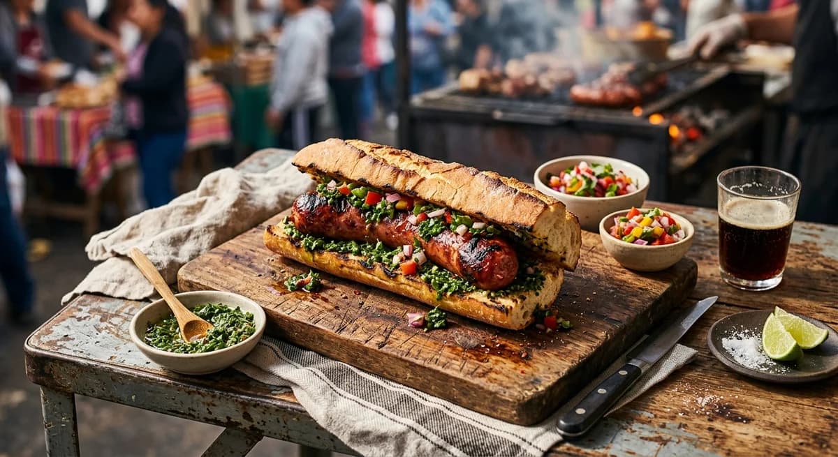 Smoky Grilled Choripán Recipe