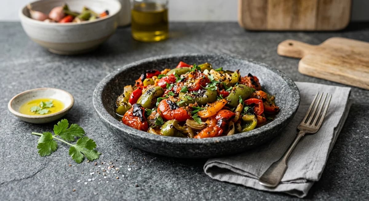 Smoky Roasted Algerian Flafla Salad Recipe