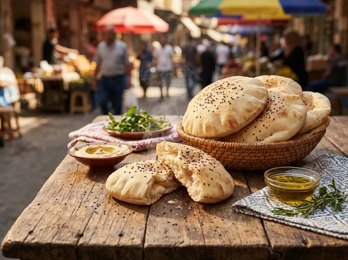 Soft Homemade Syrian Bread Recipe