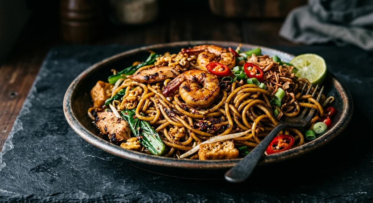 Spicy Homestyle Mee Goreng Mamak Recipe