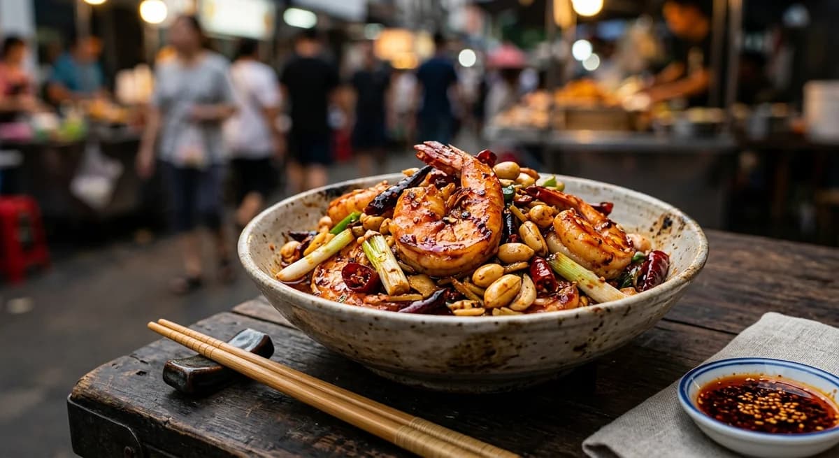 Spicy Szechuan Kung Po Prawns Recipe