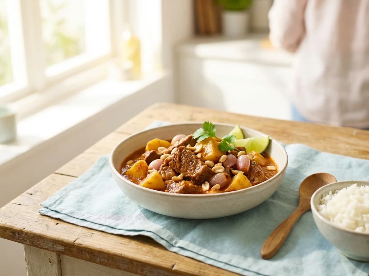 Tender Braised Massaman Beef Curry Recipe