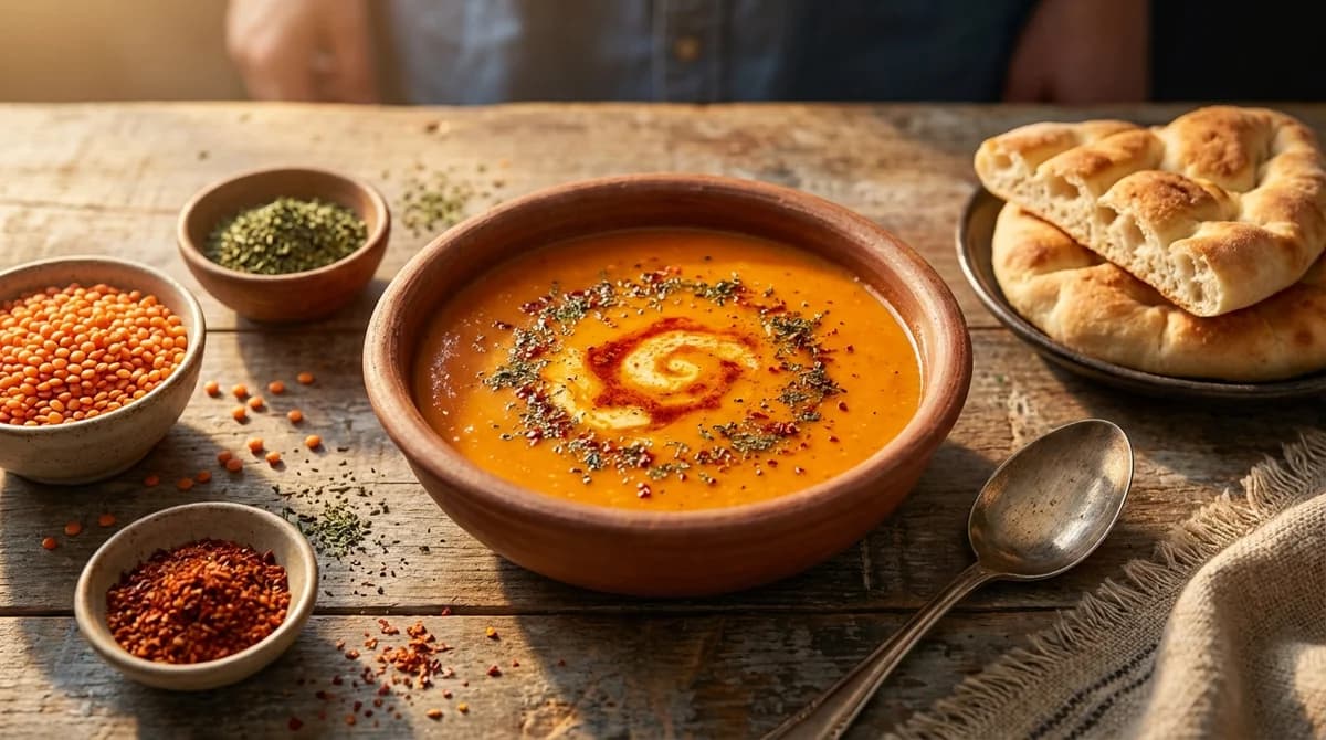 Traditional Turkish Red Lentil Corba Recipe