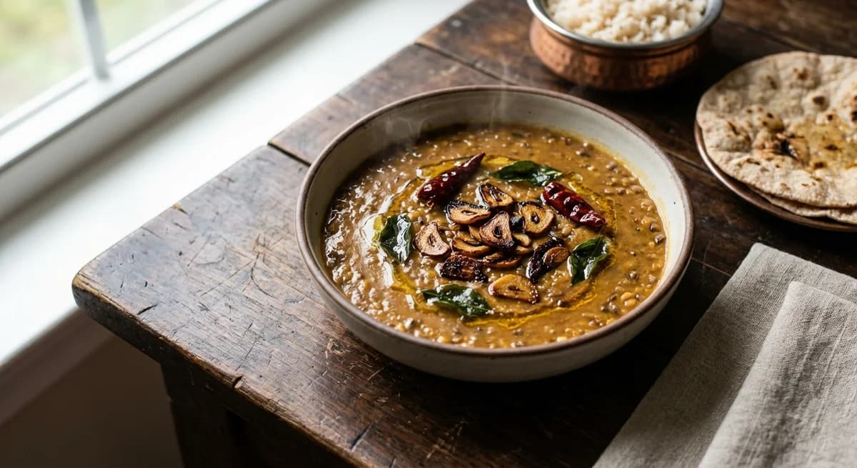 Ultimate Burnt Garlic Dal Fry