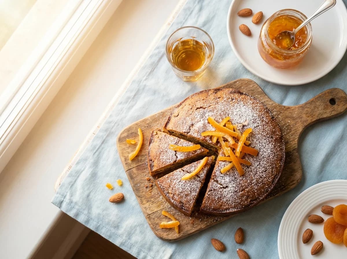 Whisky and Marmalade Dundee Cake