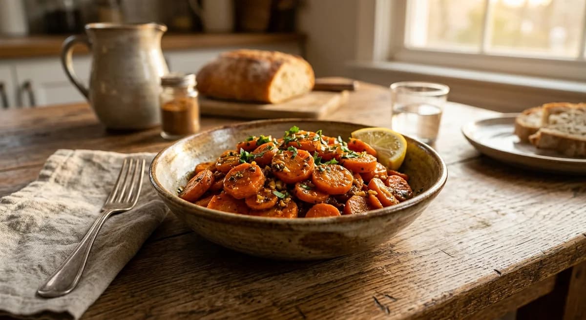 Zesty Garlic Algerian Carrots Recipe