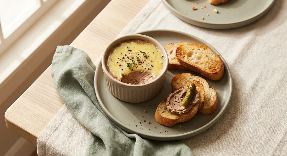 Buttery French-Style Chicken Liver Pate Recipe