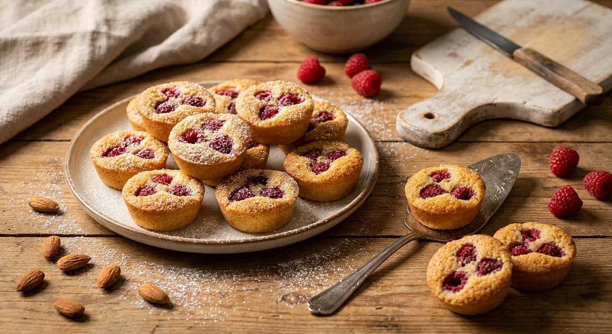 Buttery Raspberry Scandinavian Almond Tartlets Recipe
