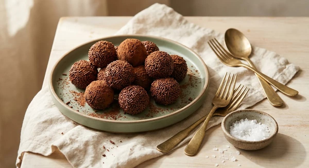 Creamy Chocolate Brigadeiro Brazilian Truffles Recipe
