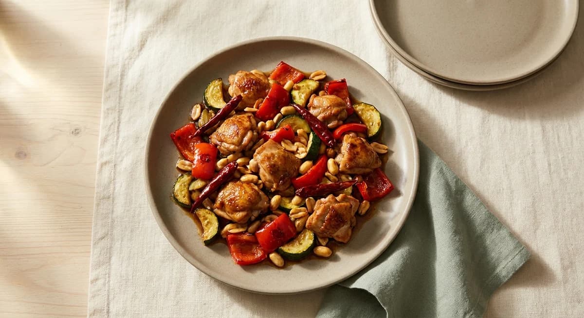 Easy Sheet-Pan Kung Pao Chicken Recipe