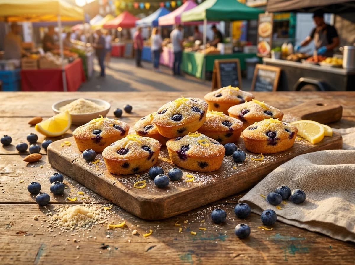 Easy Zesty Blueberry and Lemon Friands Recipe
