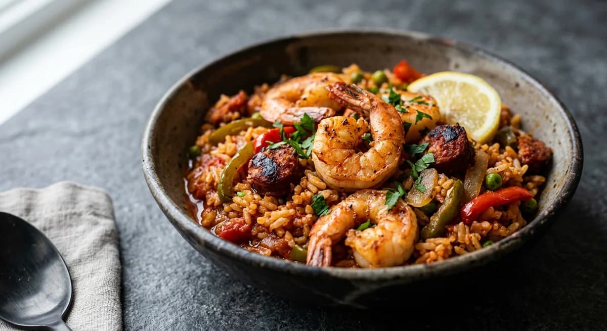 Smoky Chorizo Spanish Rice and Prawn One-Pot Recipe