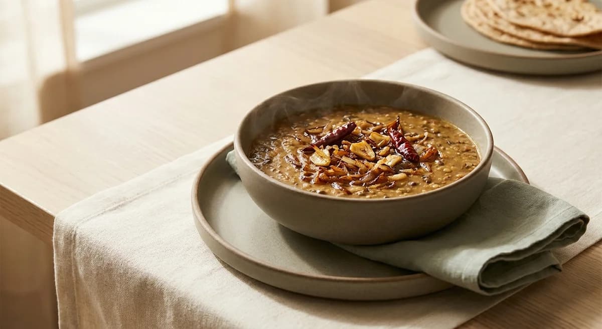 Smoky Dhaba-Style Dal Fry Recipe