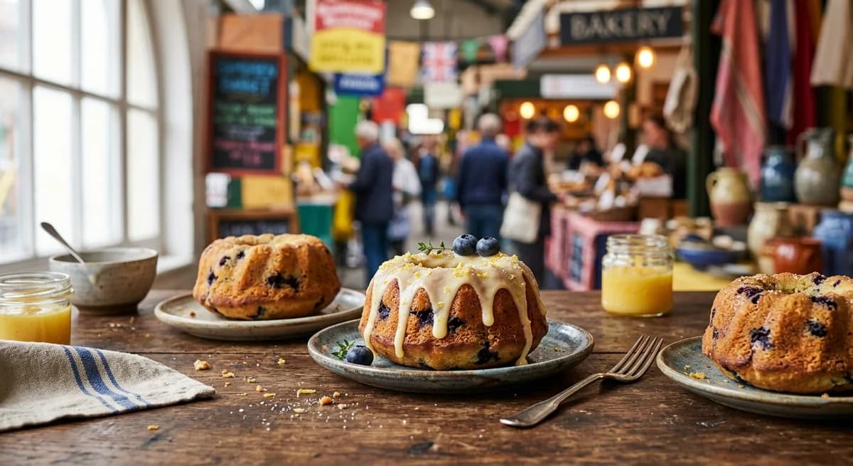 Zesty Lemon Blueberry Mini Bundt Cakes